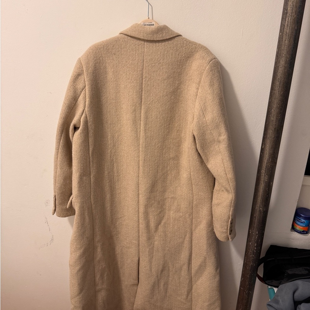 Elegant Tan Long Coat